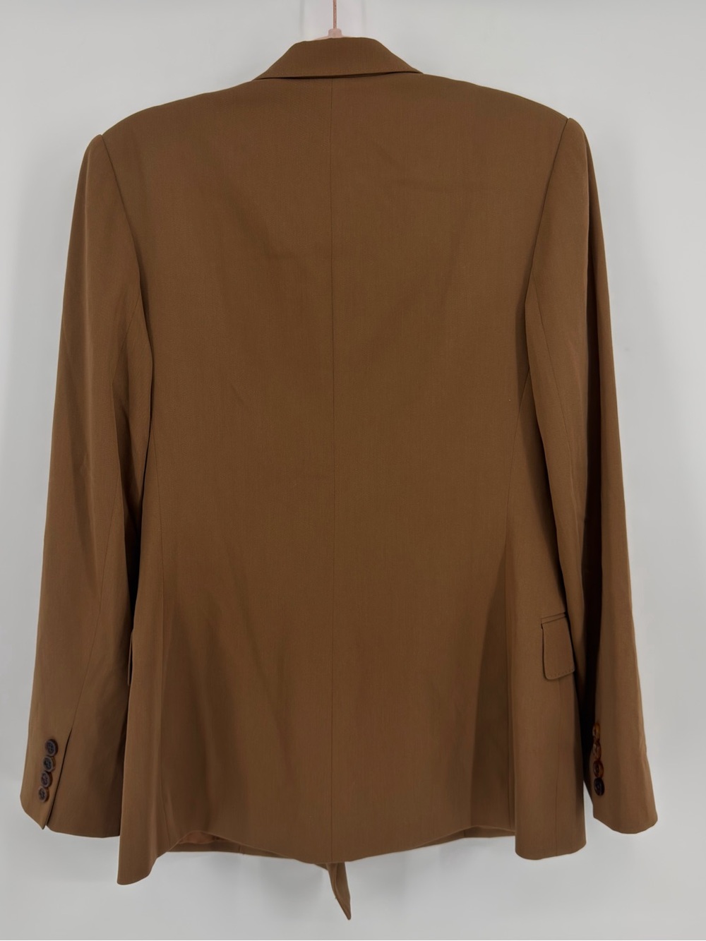 Ralph Lauren Purple Label Camel Wool Double Breasted Blazer 8 - Picture 5 of 15